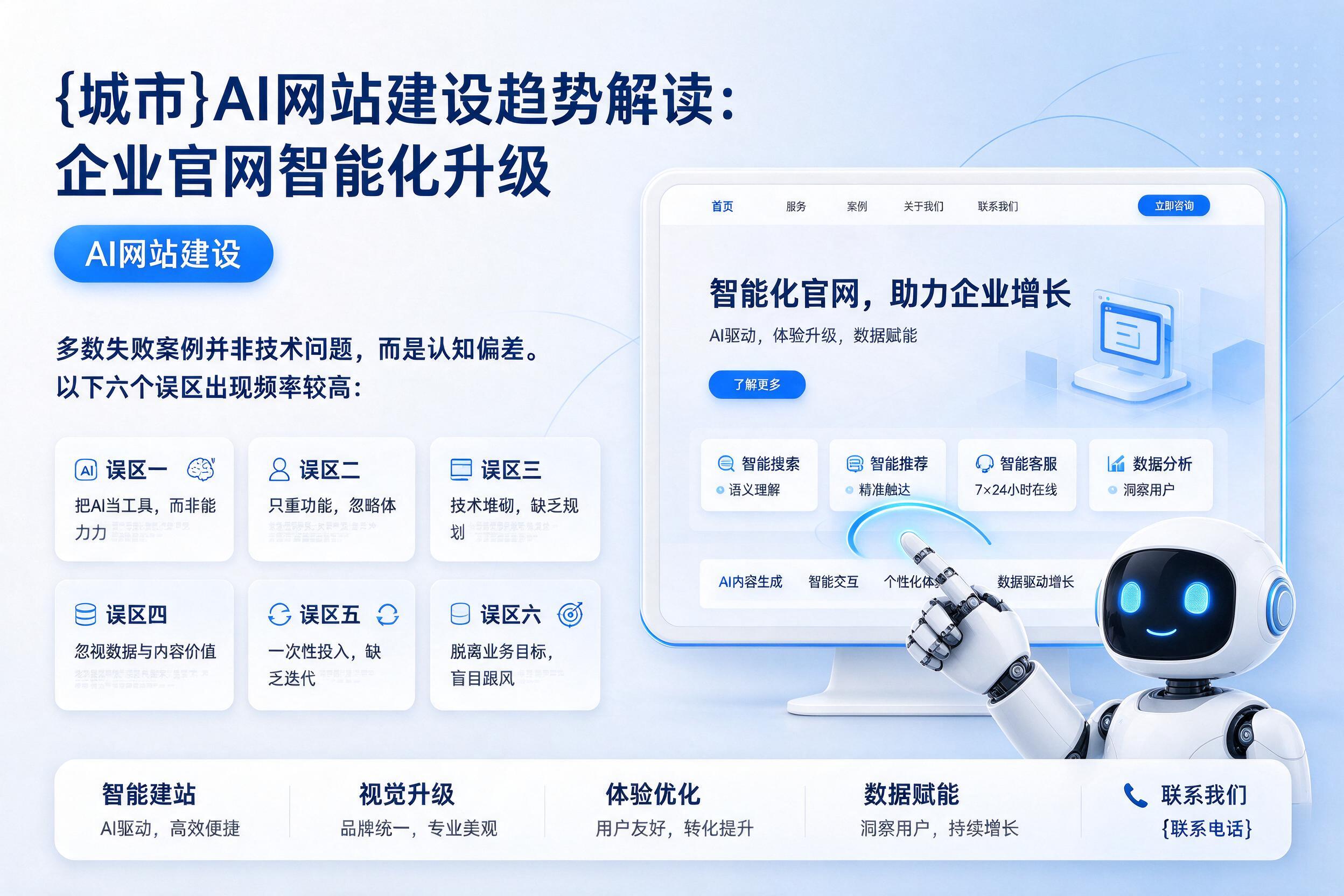 定日AI网站建设趋势解读：企业官网智能化升级